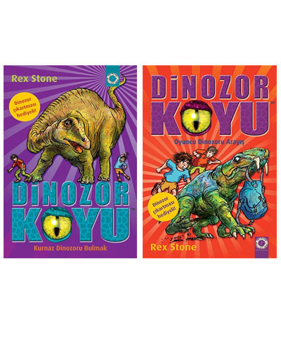 Dinozorlar Koyu Seti (2 Kitap Takım)