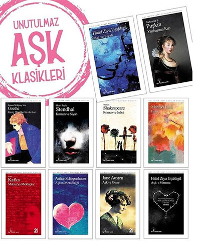 Unutulmaz Aşk Klasikleri Seti - 10 Kitap Takım Unutulmaz Aşk Klasikleri Seti - 10 Kitap Takım