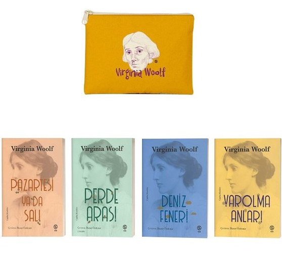 Sarı Eskitme Desenli Clutch Cüzdan Hediyeli Virginia Woolf Seti - 4 Kitap Takım Sarı Eskitme Desenli Clutch Cüzdan Hediyeli Virginia Woolf Seti - 4 Kitap Takım