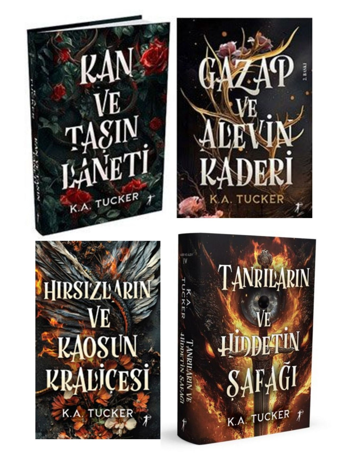 Kader ve Demir Alev Serisi - 4 Kitap Takım (Ciltli)