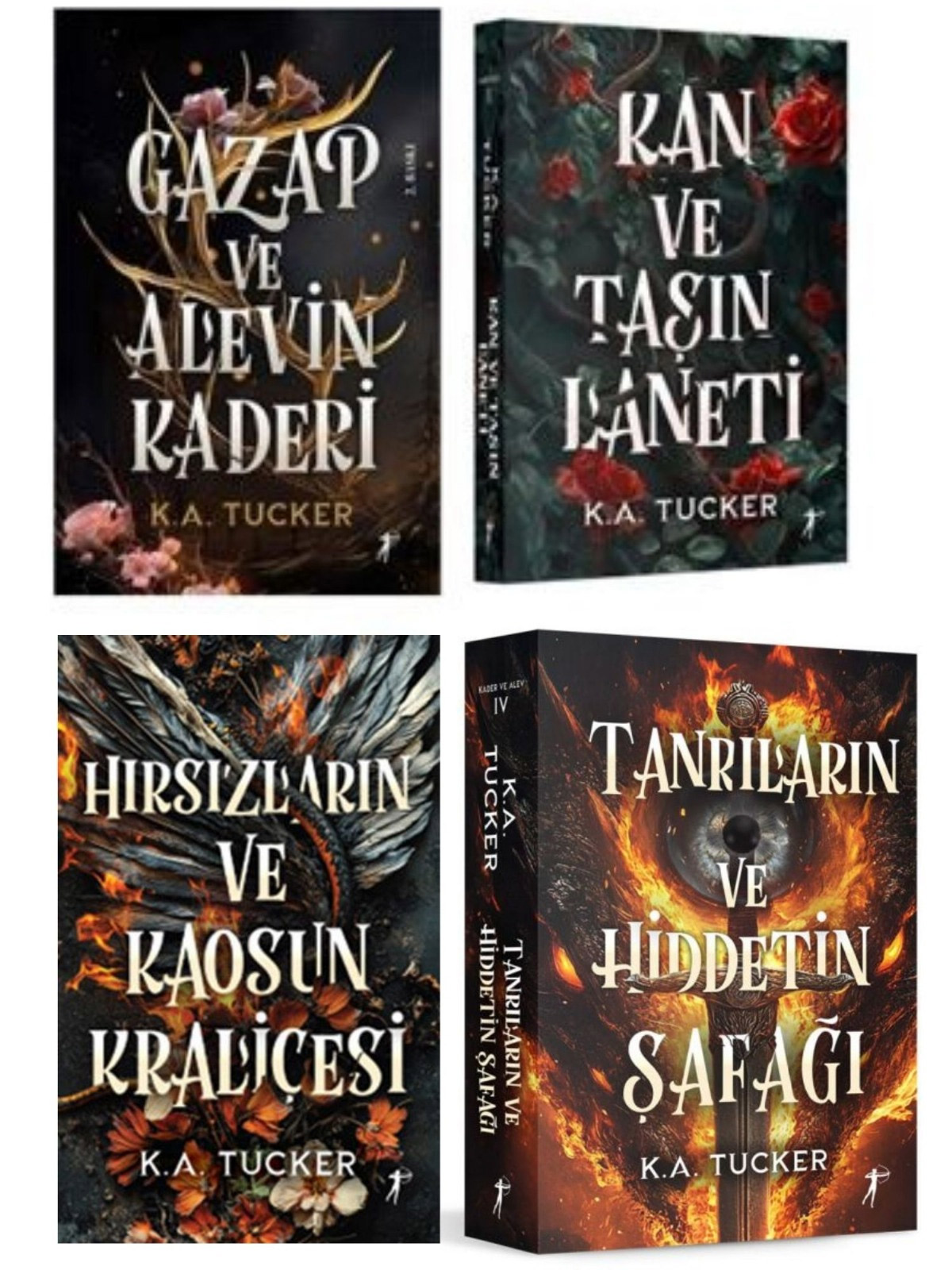 Kader ve Demir Alev Serisi - 4 Kitap Takım