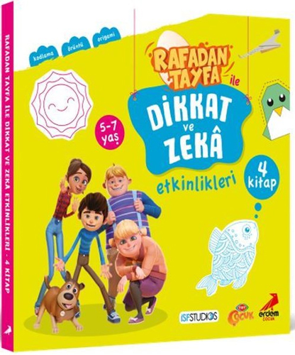 Rafadan Tayfa ile Dikkat ve Zeka Etkinlikleri Seti - 4 Kitap Takım