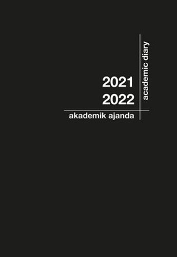 2021-2022 Akademik Ajanda - Siyah