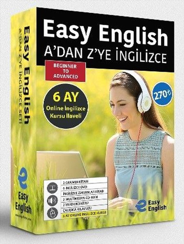 Easy English A’Dan Z’Ye İngilizce Eğitim Seti Easy English A’Dan Z’Ye İngilizce Eğitim Seti