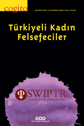 Cogito Sayı 92 - Türkiyeli Kadın Felsefeciler Cogito Sayı 92 - Türkiyeli Kadın Felsefeciler