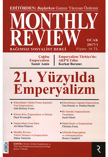 Monthly Review Ocak 2017 Monthly Review Ocak 2017