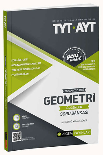 2022 TYT-AYT Tamamı Çözümlü Geometri (Üçgenler) Soru Bankası