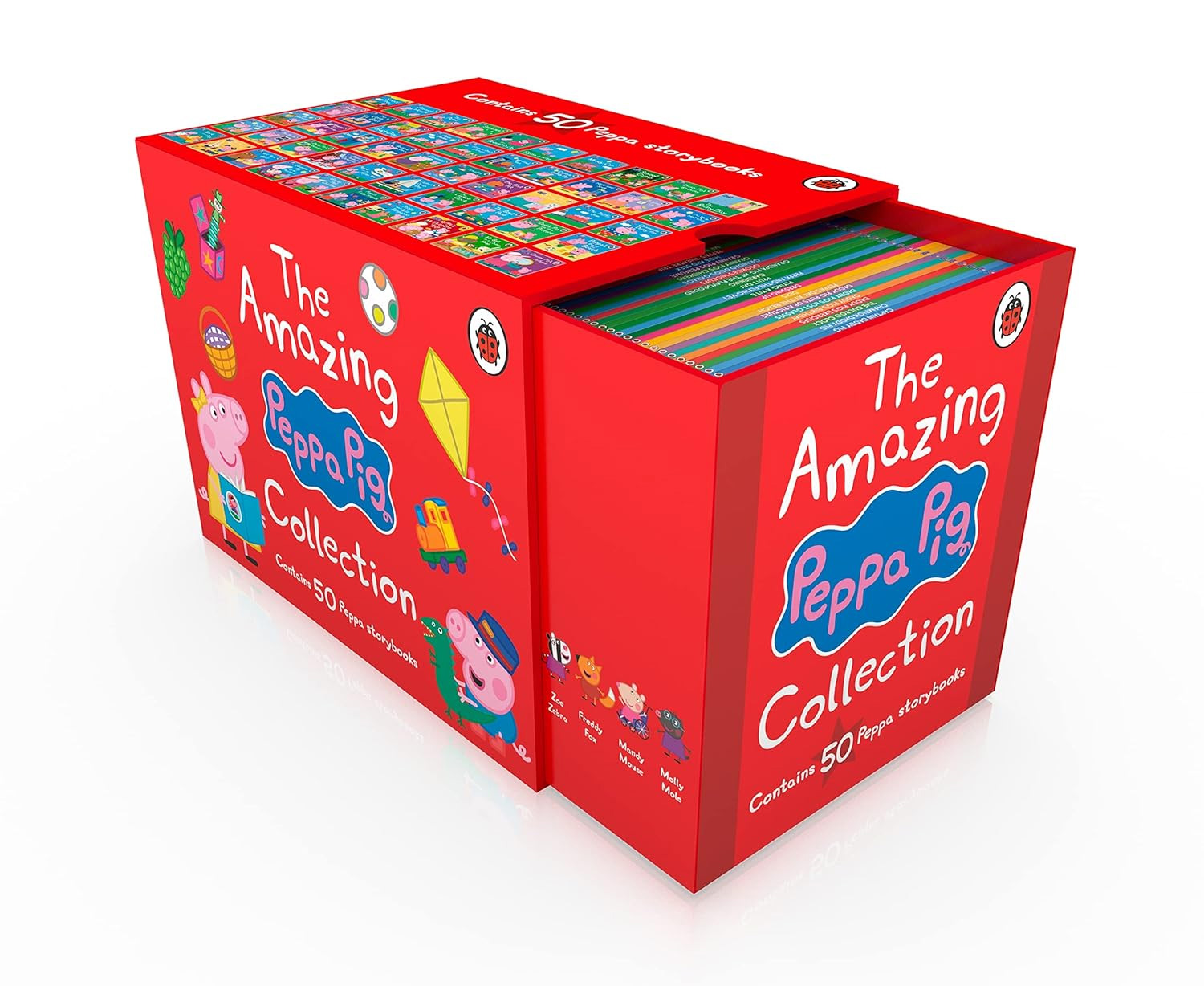 Peppa Pig The Amazing Collection 1-50 Red Box