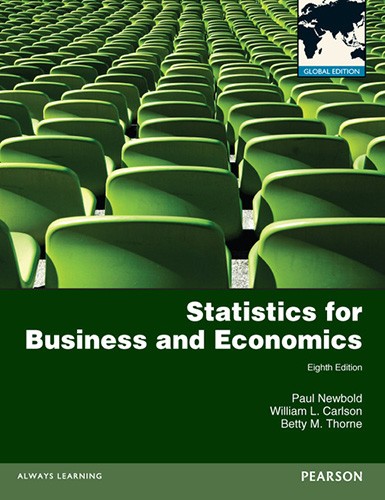 Statistics For Business And Economics Statistics For Business And Economics