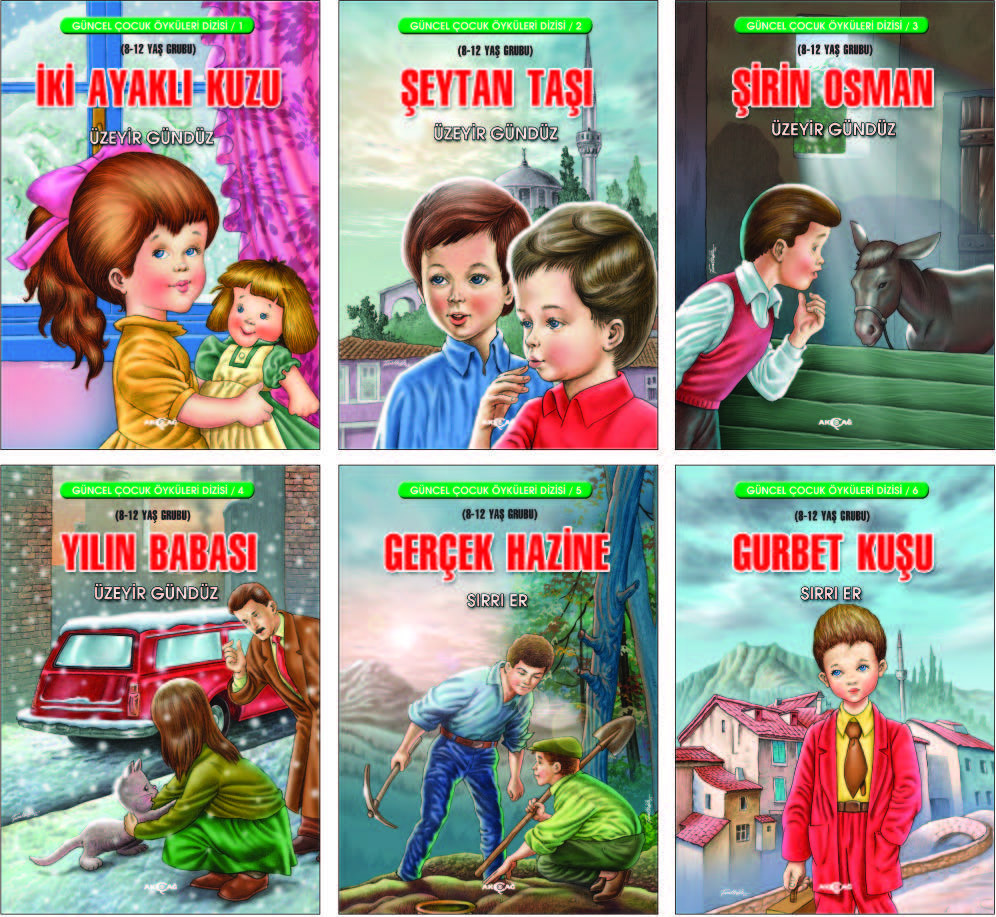 Güncel Çocuk Öyküleri Dizisi - 6 Kitap Takım