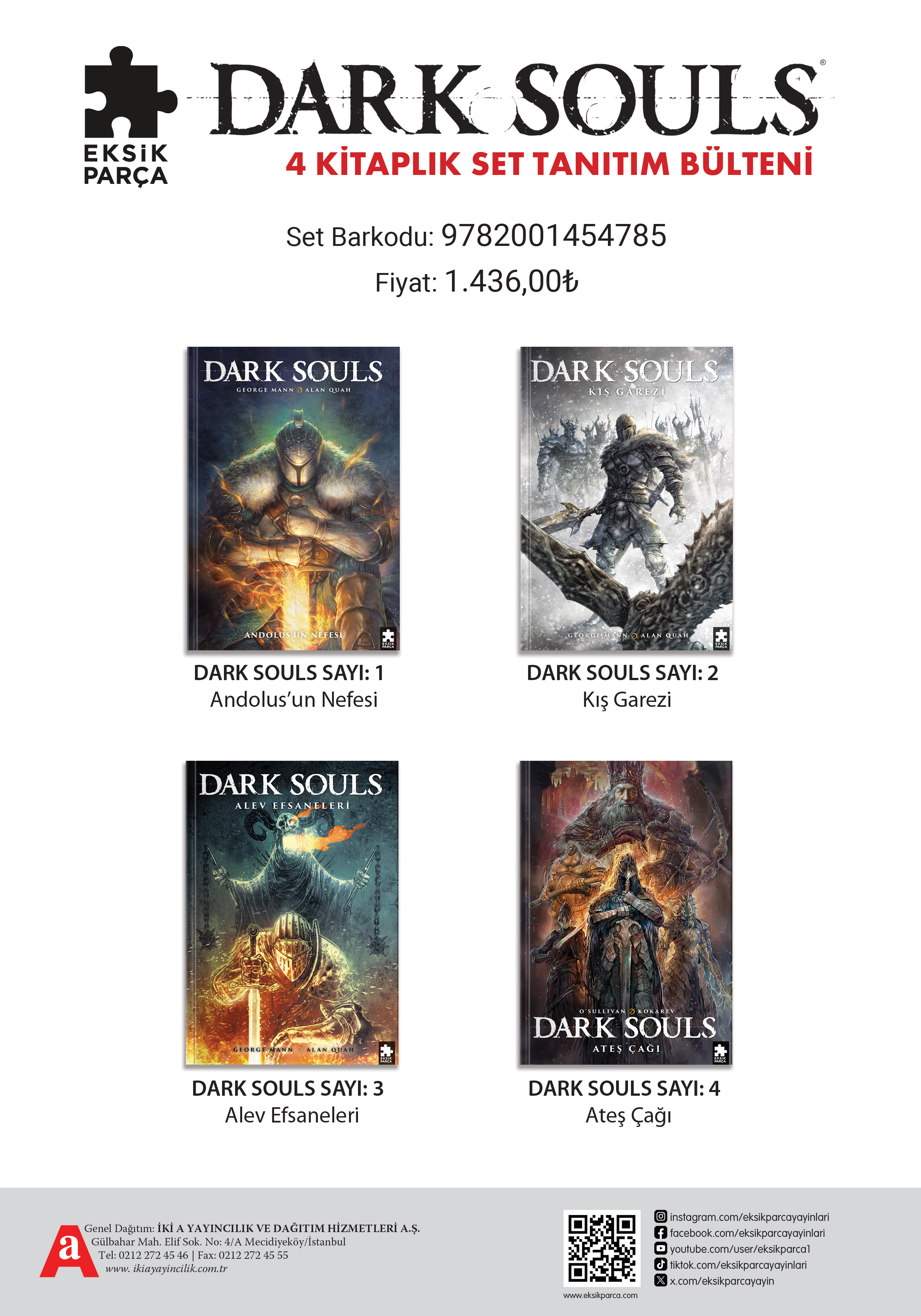 Dark Souls (4 Kitap Set)