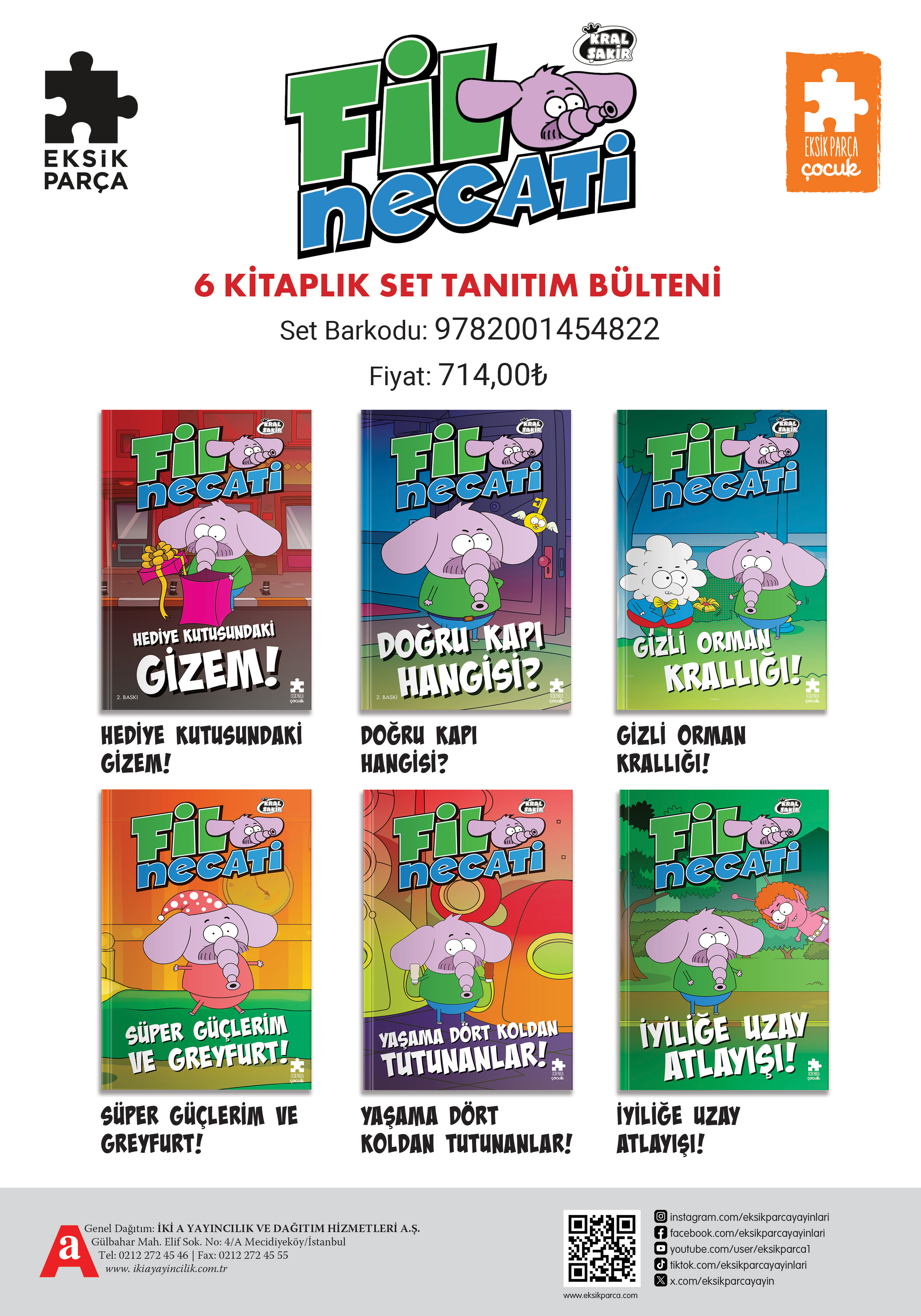 Fil Necati (6 Kitap Set)