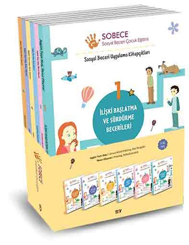 Sobece Sosyal Beceri Çocuk Eğitimi Seti - 6 Kitap Takım