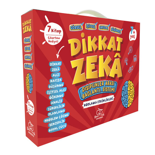 Dikkat - Zeka 1. Sınıf Seti 7+ Yaş (7 Kitap Takım)