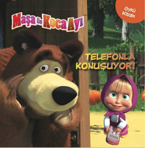 Maşa İle Koca Ayı Telefonla Konuşuyor Maşa İle Koca Ayı Telefonla Konuşuyor