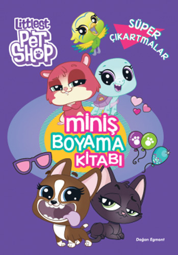 Littlest Pet Shop Miniş Boyama Kitabı Süper Çıkartmalar