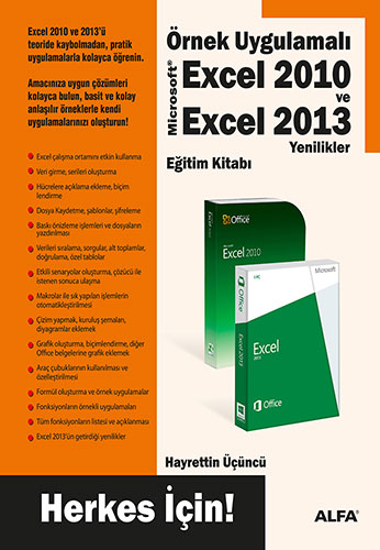 Excel 2010 ve Excel 2013 