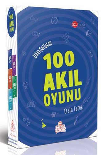 Zihin Çatlatan 100 Akıl Oyunu - 5 Kitap Takım
