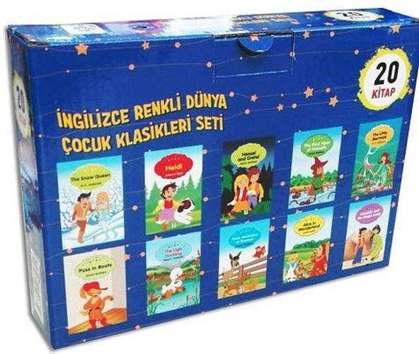 İngilizce Renkli Dünya Çocuk Klasikleri Seti - 20 Kitap Takım 