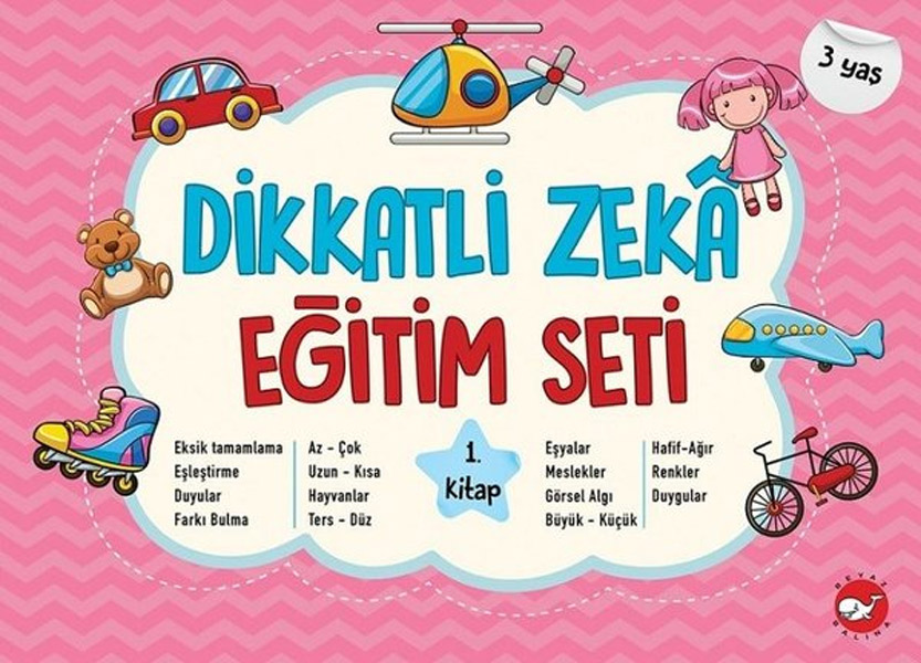 Dikkatli Zeka Eğitim 1. Kitap - 3 Yaş