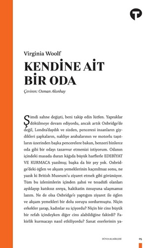 Kendine Ait Bir Oda Kendine Ait Bir Oda