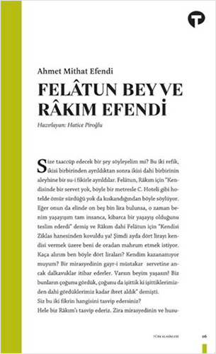 Felatun Bey Ve Rakım Efendi Felatun Bey Ve Rakım Efendi
