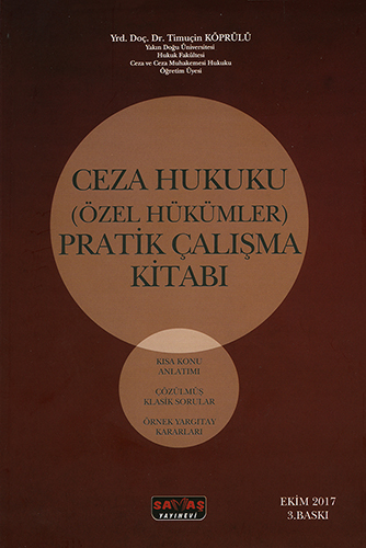Ceza Hukuku (Özel Hükümler) Pratik Çalışma Kitabı