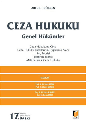 Ceza Hukuku Genel Hükümler (Ciltli)