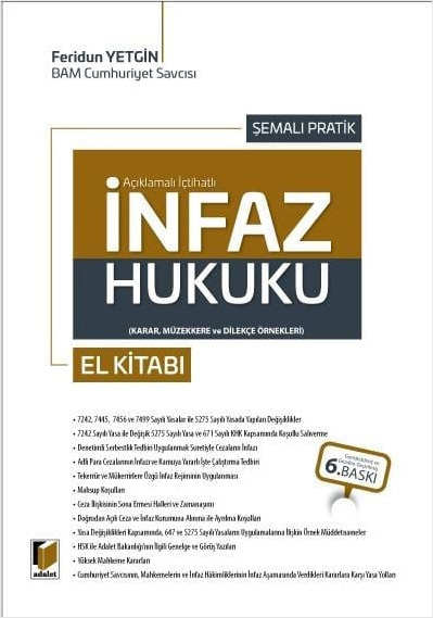  İnfaz Hukuku El Kitabı (Ciltli)
