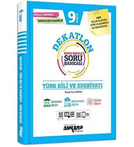 9. Sınıf Dekatlon Türk Dili ve Edebiyatı Konu Özetli Soru Bankası