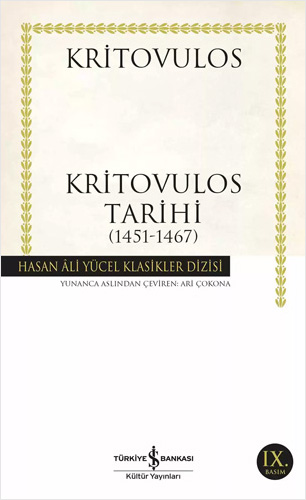 Kritovulos Tarihi (1451-1467)