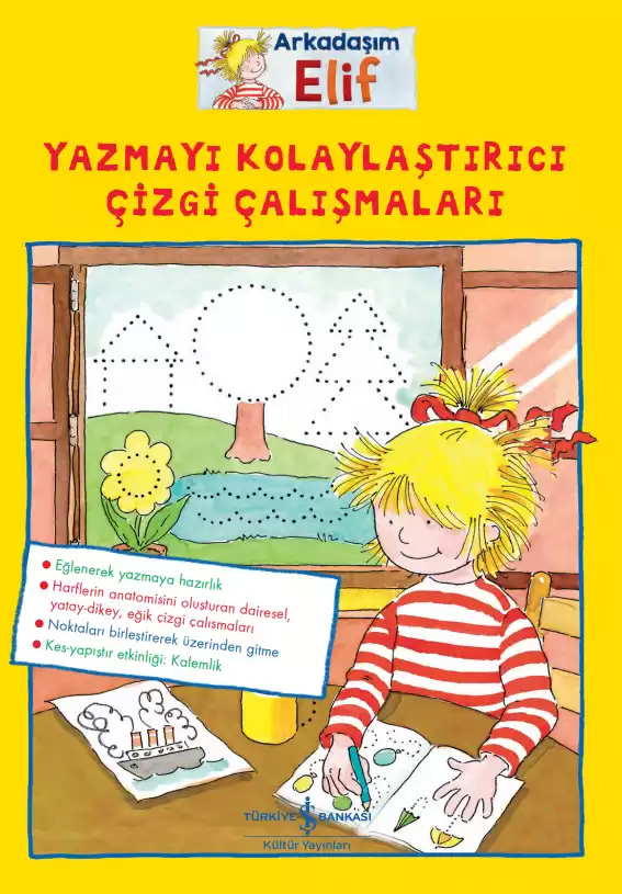 Arkadaşım Elif - Yazmayı Kolaylaştırıcı Çizgi Çalışmaları 