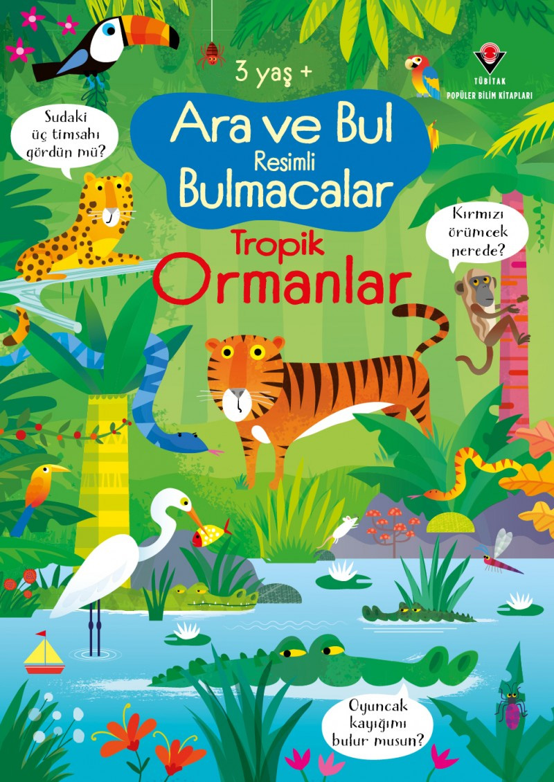 Ara ve Bul Resimli Bulmacalar - Tropik Ormanlar