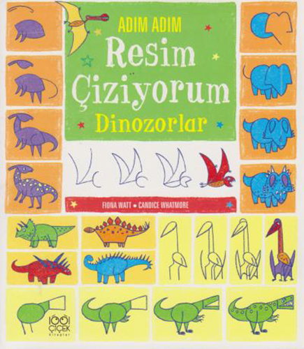 Adım Adım Resim Çiziyorum - Dinozorlar