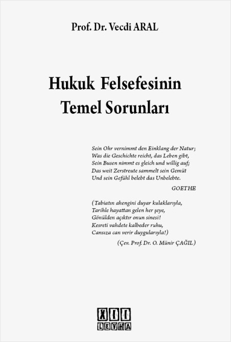 Hukuk Felsefesinin Temel Sorunları