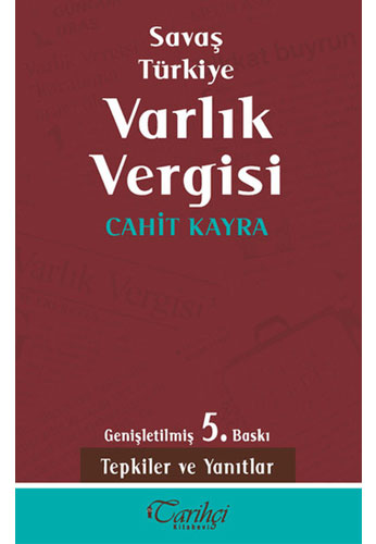 Savaş Türkiye Varlık Vergisi