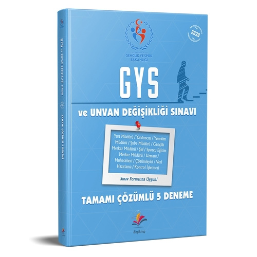 2020 Gençlik ve Spor Bakanlığı GYS ve Unvan Değişikliği Sınavı - Tamamı Çözümlü 5 Deneme