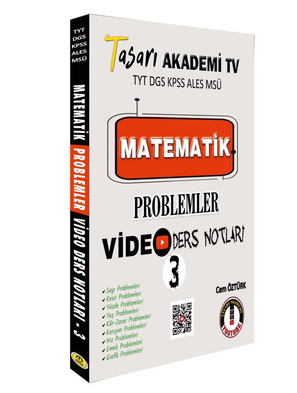 Matematik Problemler Video Ders Notları 3