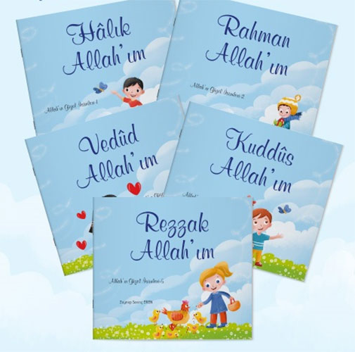 Allahın Güzel İsimleri Seti (5 Kitap Takım)