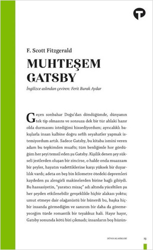 Muhteşem Gatsby Muhteşem Gatsby