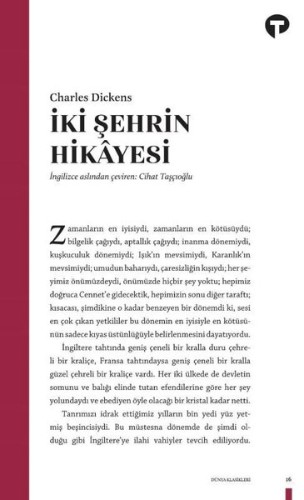 İki Şehrin Hikayesi İki Şehrin Hikayesi
