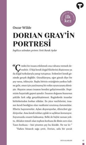 Dorian Gray'İn Portresi Dorian Gray'İn Portresi