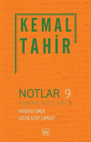 Notlar 9 - Roman Notları 3