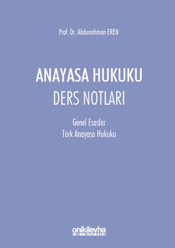 Anayasa Hukuku Ders Notları