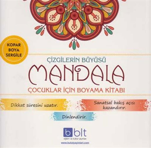 Çizgilerin Büyüsü - Mandala Çocuklar İçin Boyama Kitabı