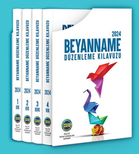 Beyanname Düzenleme Kılavuzu 2024 (4 Cilt Takım - Ciltli)