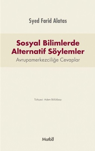 Sosyal Bilimlerde Alternatif Söylemler