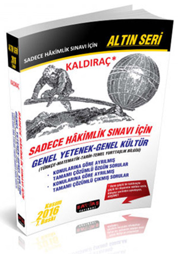 Kaldıraç - Sadece Hâkimlik Sınavı İçin Genel Yetenek Genel Kültür