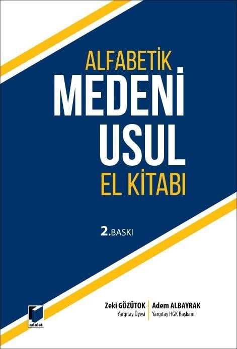 Alfabetik Medeni Usul El Kitabı (Ciltli)