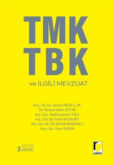 TMK - TBK ve İlgili Mevzuat (Ciltli)